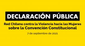 declaracion publica red chilena sobre convencion constitucional 7 septiembre 2021