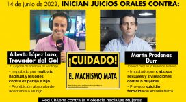 14 de junio, inician juicios orales contra Martin Pradenas y Trovador del Gol.