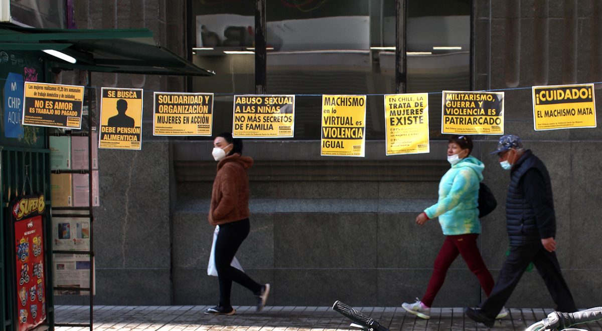 afiches de la campaña cuidado el machismo mata en la calle