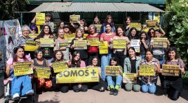 Foto de las asistentes a la Asamblea Nacional de la Red Chilena contra la Violencia hacia las Mujeres 2023