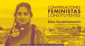 Elisa Giustinianovich constituyente feminista del distrito 28 en en Ciclo de Conversaciones feministas constituyentes de la Red Chilena contra la Violencia hacia las Mujeres