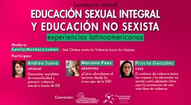 educación sexual integral y educación no sexista: experiencias latinoamericanas. Seminario virtual.